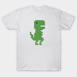 Hand-drawn Pixel Tyrannosaurus Rex T-Shirt